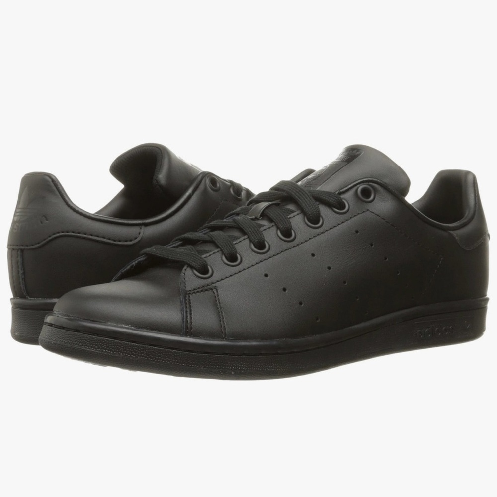 Adidas NWT Black Stan Smith Sneakers Triple Black Design size 9 men’s